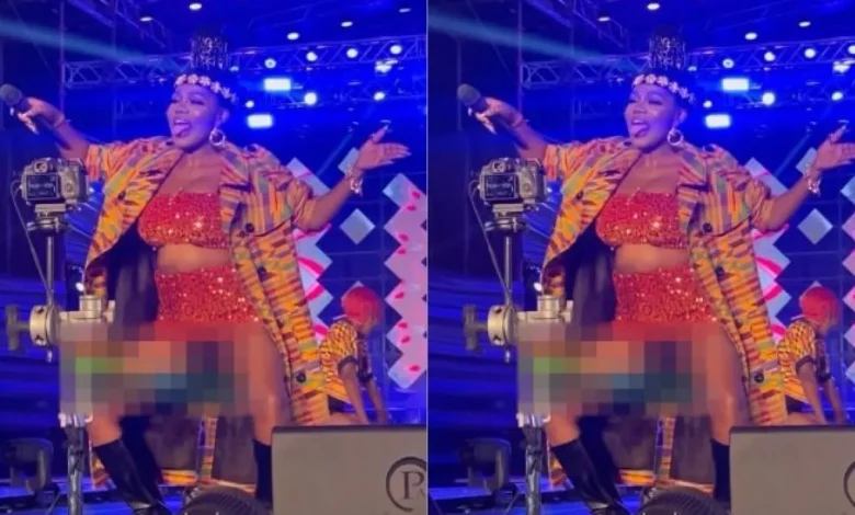 Mzbel apologizes to her fans for a trashy performance at Afrochella 2022