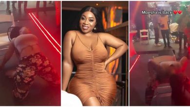 Moesha goes back to her old days as she’s seen dancing in a nightclub