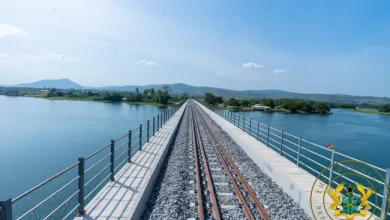 Nana Addo commissions Afienya road over bridge on Tema-Mpakadan railway project