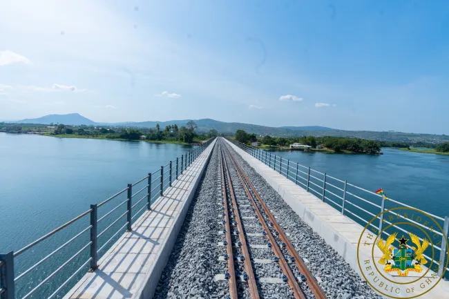 Nana Addo commissions Afienya road over bridge on Tema-Mpakadan railway project