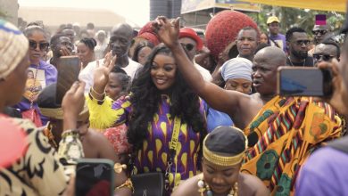 Jackie Appiah builds ultra-modern toilet facility in her hometown