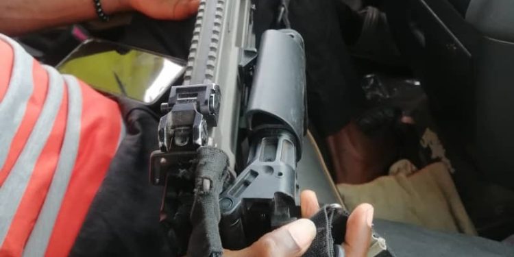 Police officer interdicted for leaving rifle in 'trotro'