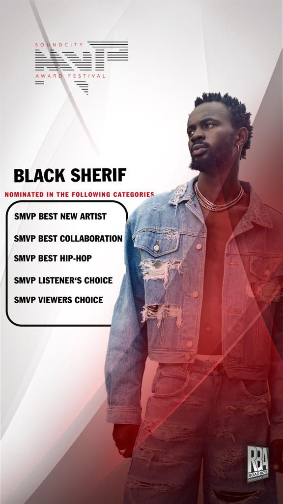 Black Sherif gets 5 nominations from Soundcity MVP Awards