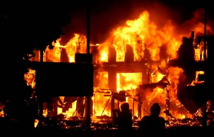 Kumasi: Police officer and family dead in fire outbreak