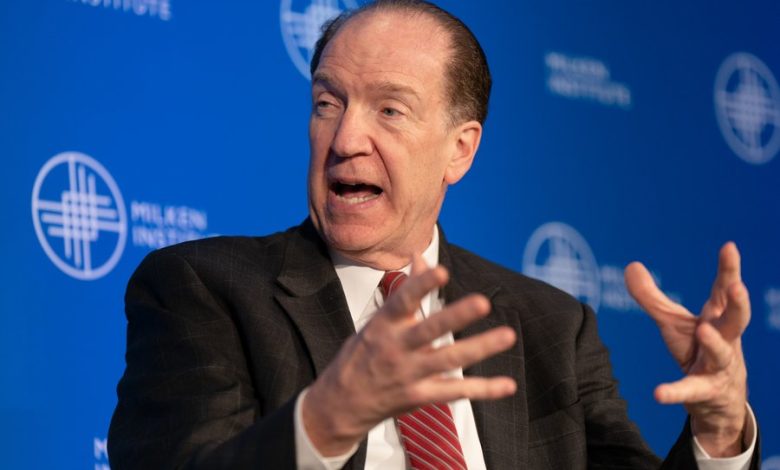 World Bank president David Malpass steps down