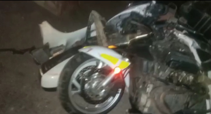 Police dispatch rider chasing Toyota Corolla driver crashed to death