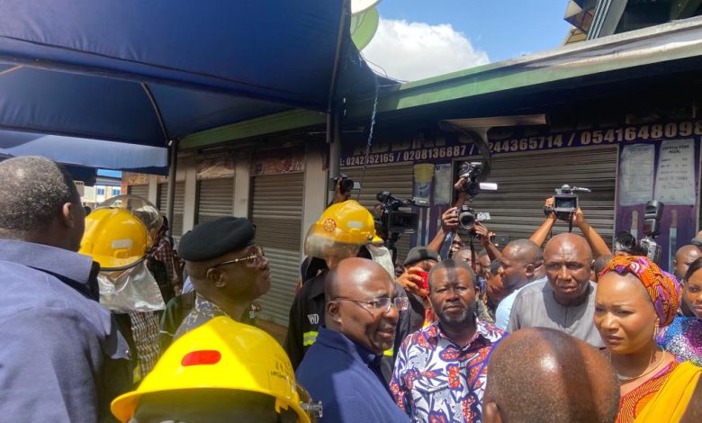 Kejetia Market fire caused by trader who was cooking with gas – Bawumia