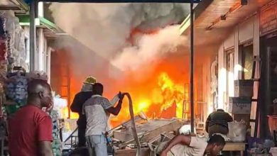 JUST IN: Parts of Kejetia Market on fire