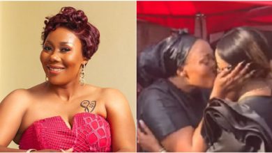 Borga Sylvia explains why she kissed Nana Ama McBrown at a funeral