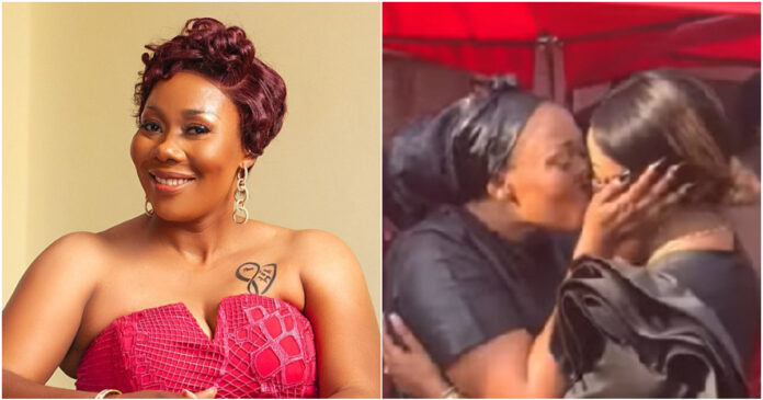 Borga Sylvia explains why she kissed Nana Ama McBrown at a funeral