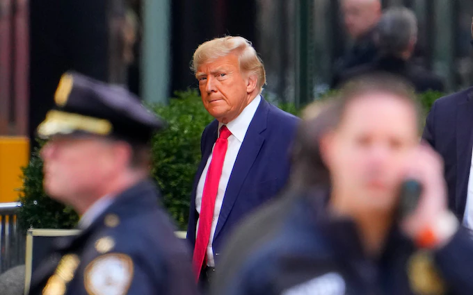 Donald Trump arrested at New York court ahead of arraignment