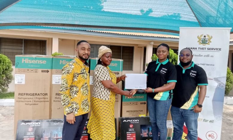 Hisense Ghana makes donation to TVET