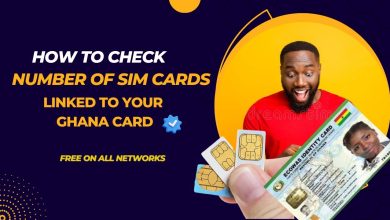 How to check the number of SIM cards linked to your Ghana card