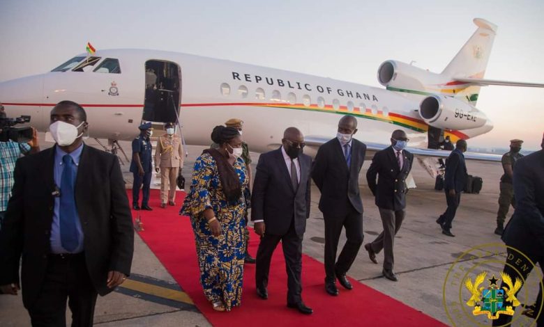 Akufo-Addo on a 6-day working visit to Spain, France & UK