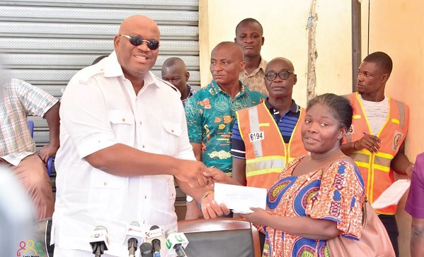 Victims of Circle fire receive GH¢90,000 support