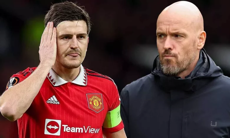 Ten Hag removes Harry Maguire as Manchester United captain