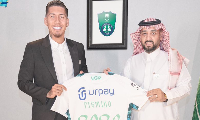 Firmino joins Saudi Arabian outfit Al-Ahli on a free transfer after leaving Liverpool