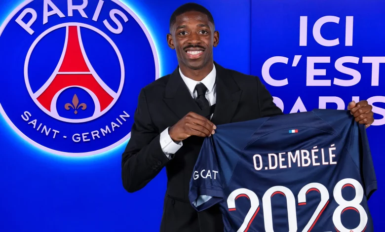 Ousmane Dembélé joins PSG from Barcelona