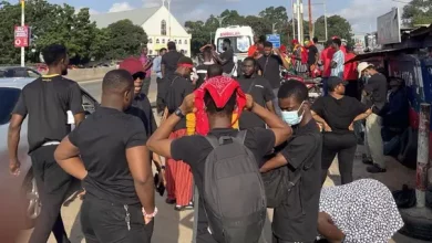 #OccupyJulorbiHouse: John Dumelo, Efia Odo, SDK and others join day 2 protest