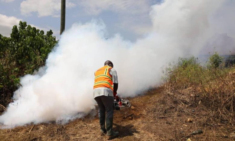 VRA begins fumigation exercise in Mepe as flood waters decrease