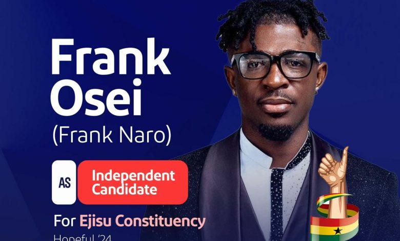 Actor Frank Naro readies to contest Ejisu seat in 2024