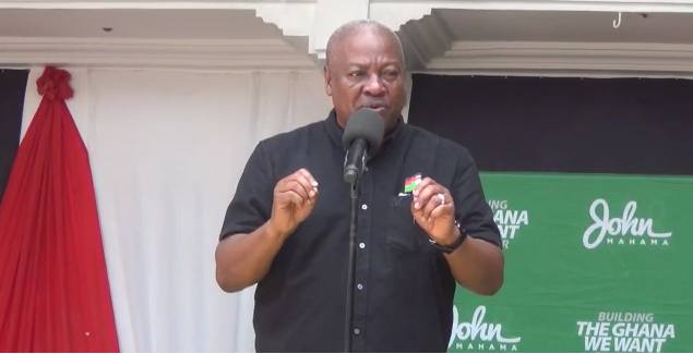 Mahama promises to review 10% tax on betting if re-elected