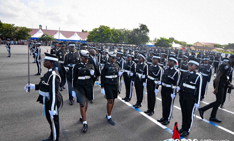 Police apologise for traffic caused by 52 Cadet Officers’ graduation ceremony at Tesano