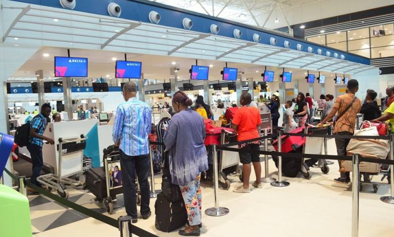 Self-service check-in at Kotoka International Airport begins