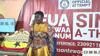 LIVESTREAM: Watch Afua Asantewaa's Guinness World Record Singathon attempt