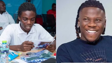 Tyrone Marhguy: Stonebwoy gifts 10 VIP tickets to Rastafarian student for bagging 8As in WASSCE